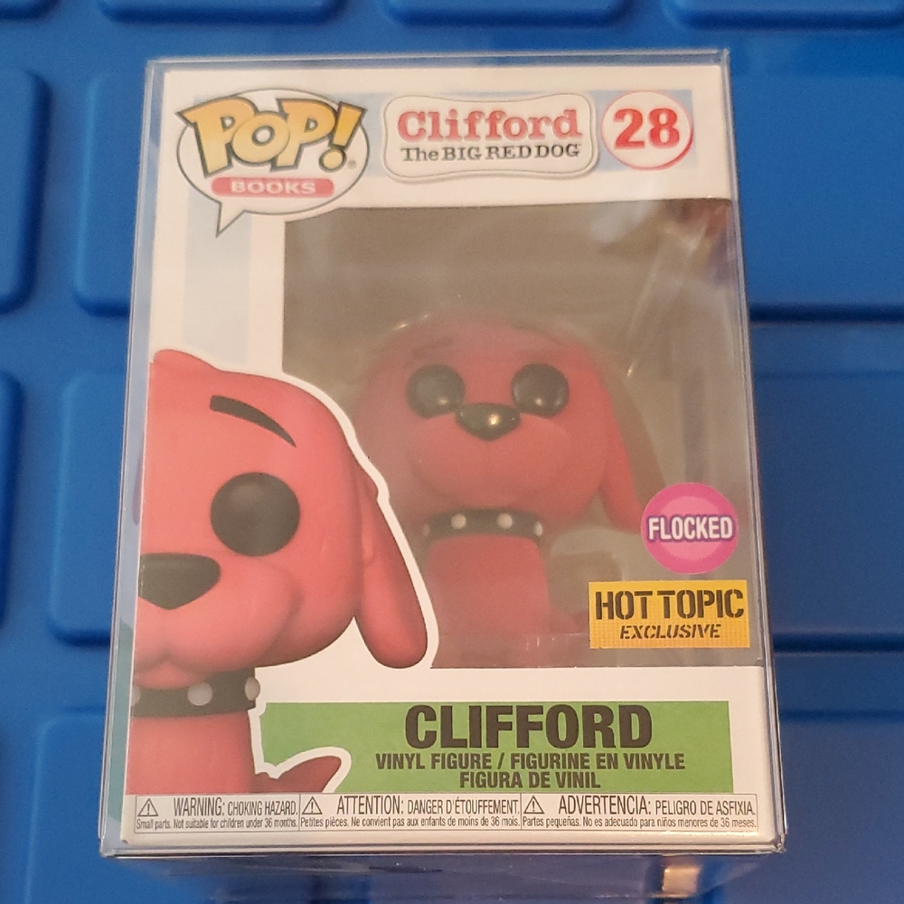 Clifford The Big Red Dog Clifford #28 Funko Pop Flocked Hot Topic Exclusive